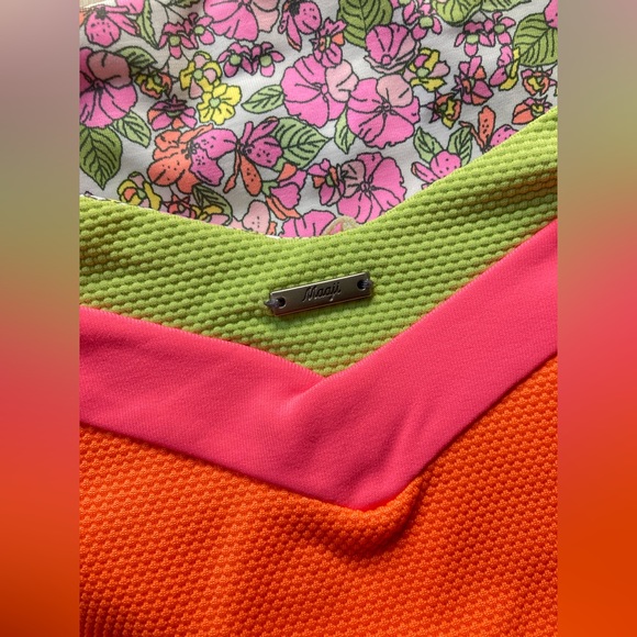 RARE Maaji 🌺 Reversible Suzy V High Rise Floral Bottoms 🐠🏄🏼‍♀️☀️ - Picture 4 of 9